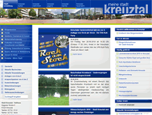Tablet Screenshot of kreuztal.de